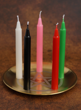 手工纯蜂蜡杆蜡 红色绿色白色黄色黑色蓝紫橙橘细枝长杆细长蜡烛