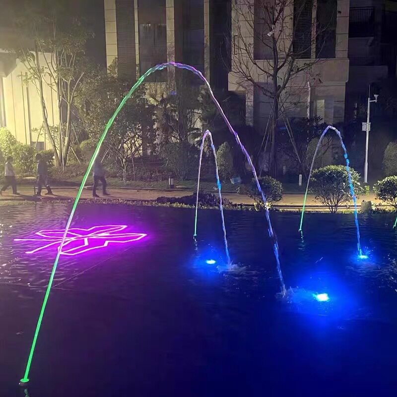 波光跳泉喷泉水景互动喷泉旱喷广场玻光珍珠跳跳泉网红小型不锈钢