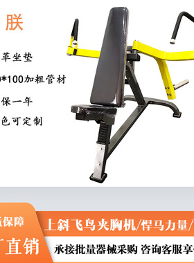 上斜飞鸟训练器商用力量健身器材挂片式健身夹胸机健身房厂家直销