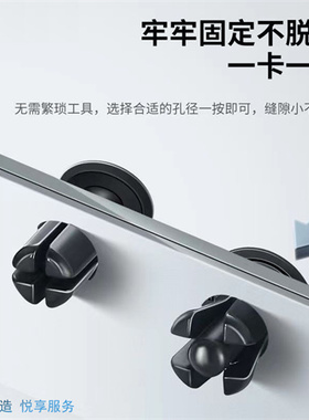 黑色尼龙R型铆钉按压式塑料铆钉塑胶PC板卡扣R2R3R4R5R6 子母铆钉