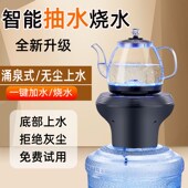 荔江加热一体自动烧水器桶装 水自动抽水器恒温饮水机智能电动上水