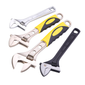 波斯大开口8寸活动扳手五金汽修机修多功能活络板手活口塑柄活扳