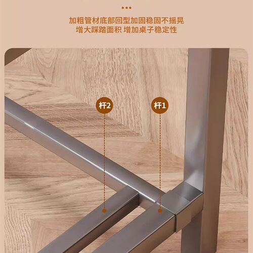 烤火桌子家用秋冬季室内取暖桌烤火架正方形简易冬季炕桌餐桌茶几