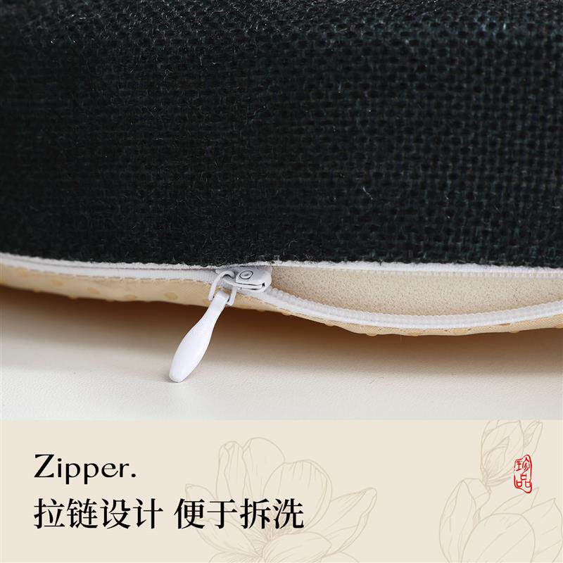 中式国风实木椅子坐垫茶桌茶椅垫太师椅圈椅茶台凳子垫加厚海绵垫