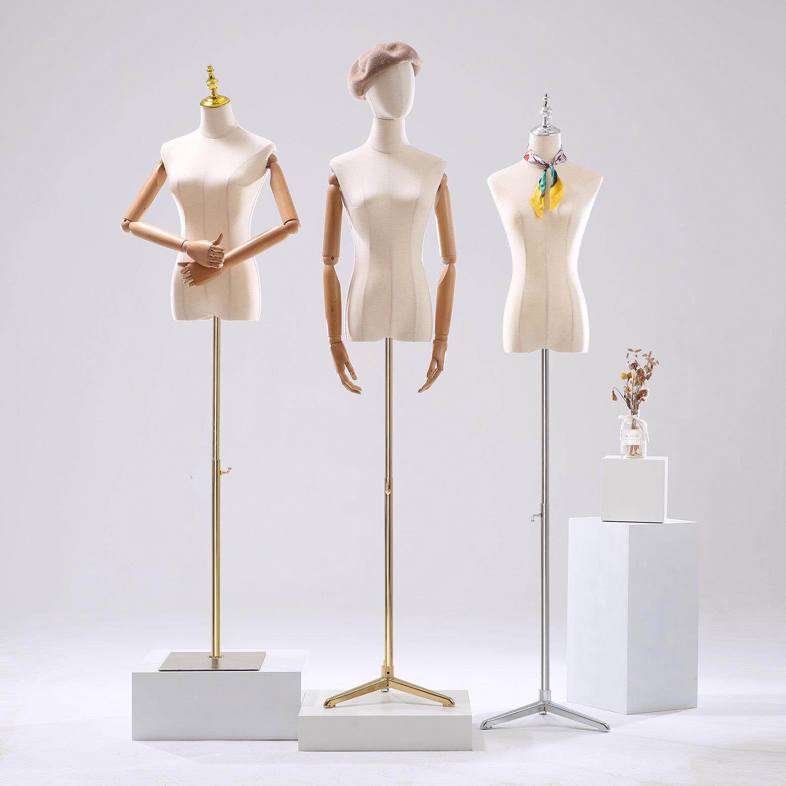 模特道具展示架女装店服装店橱窗半身带头全身婚纱模特架