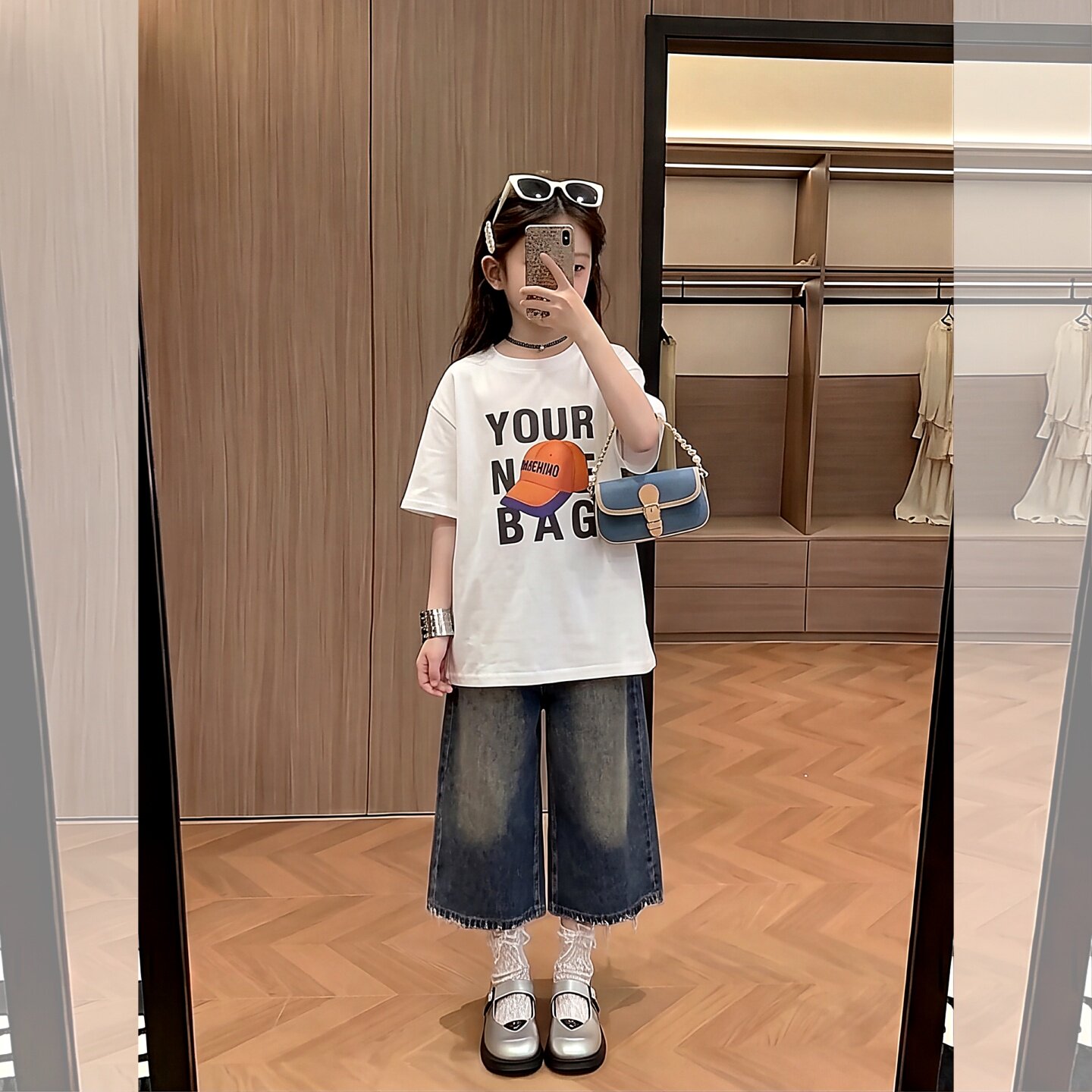 女童夏装套装2026新款洋气宽松女