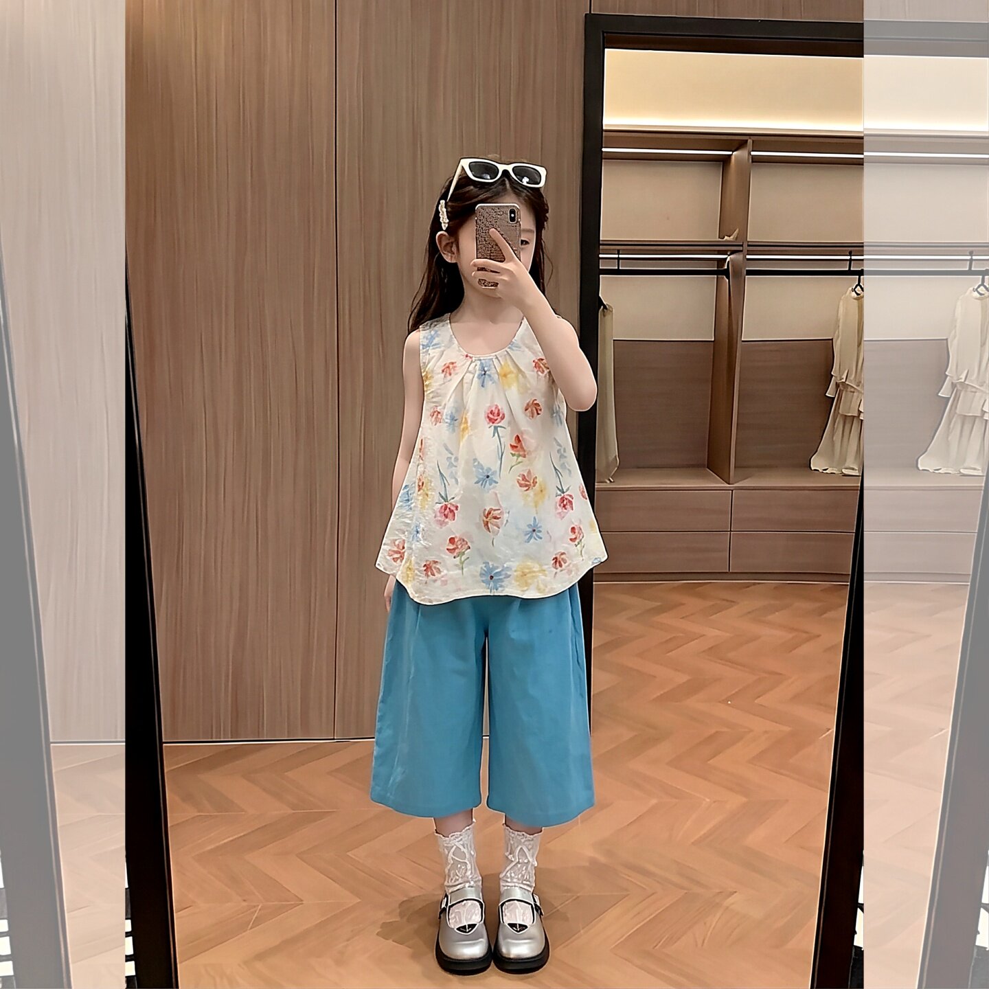 女童夏季休闲套装2025新款洋小女