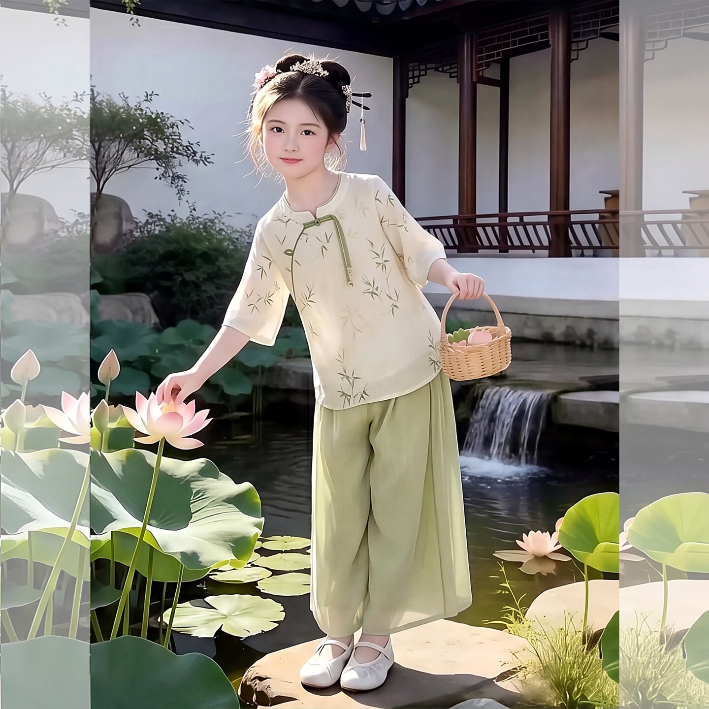 女童夏套装2026新款儿童夏季薄款