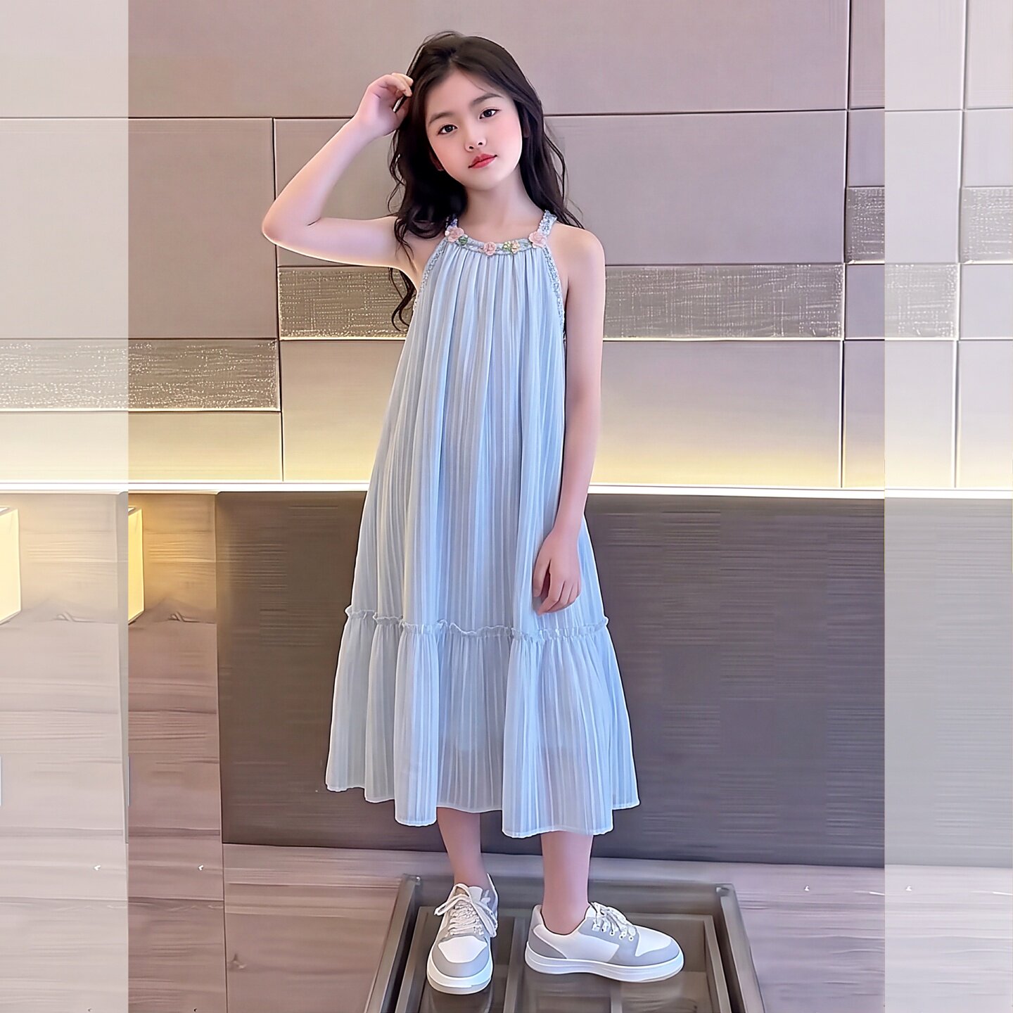 女童夏季连衣裙2026新款洋气儿童
