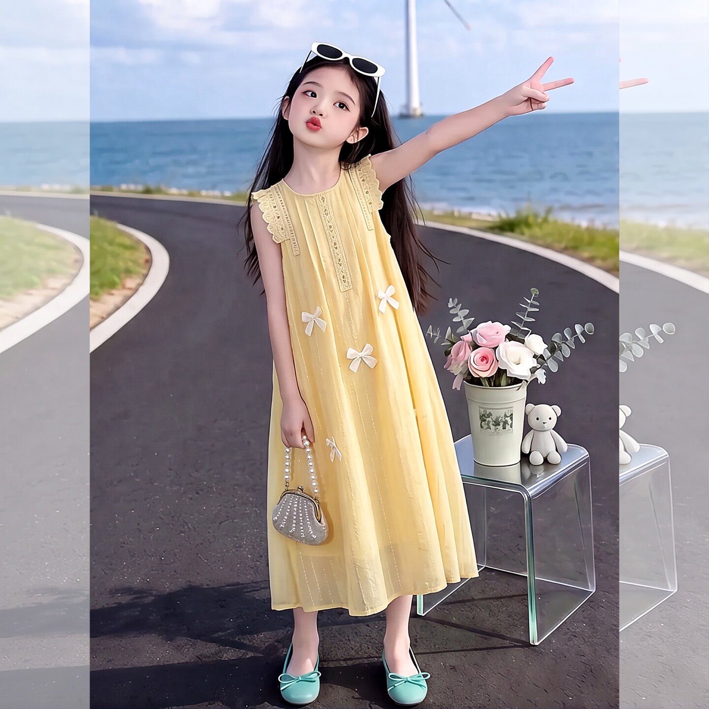 小女孩绝美公主裙夏季2026新款童