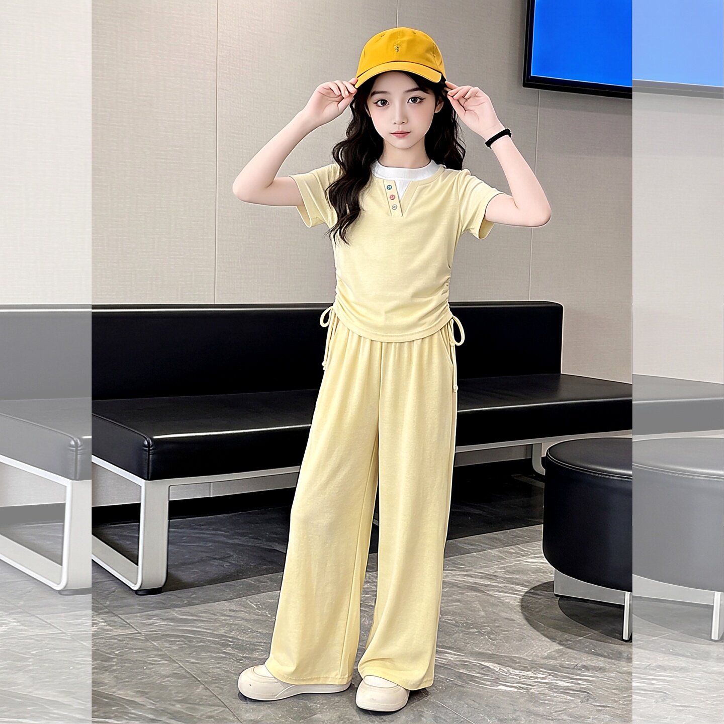 2026年夏季新款女童套装洋气中童