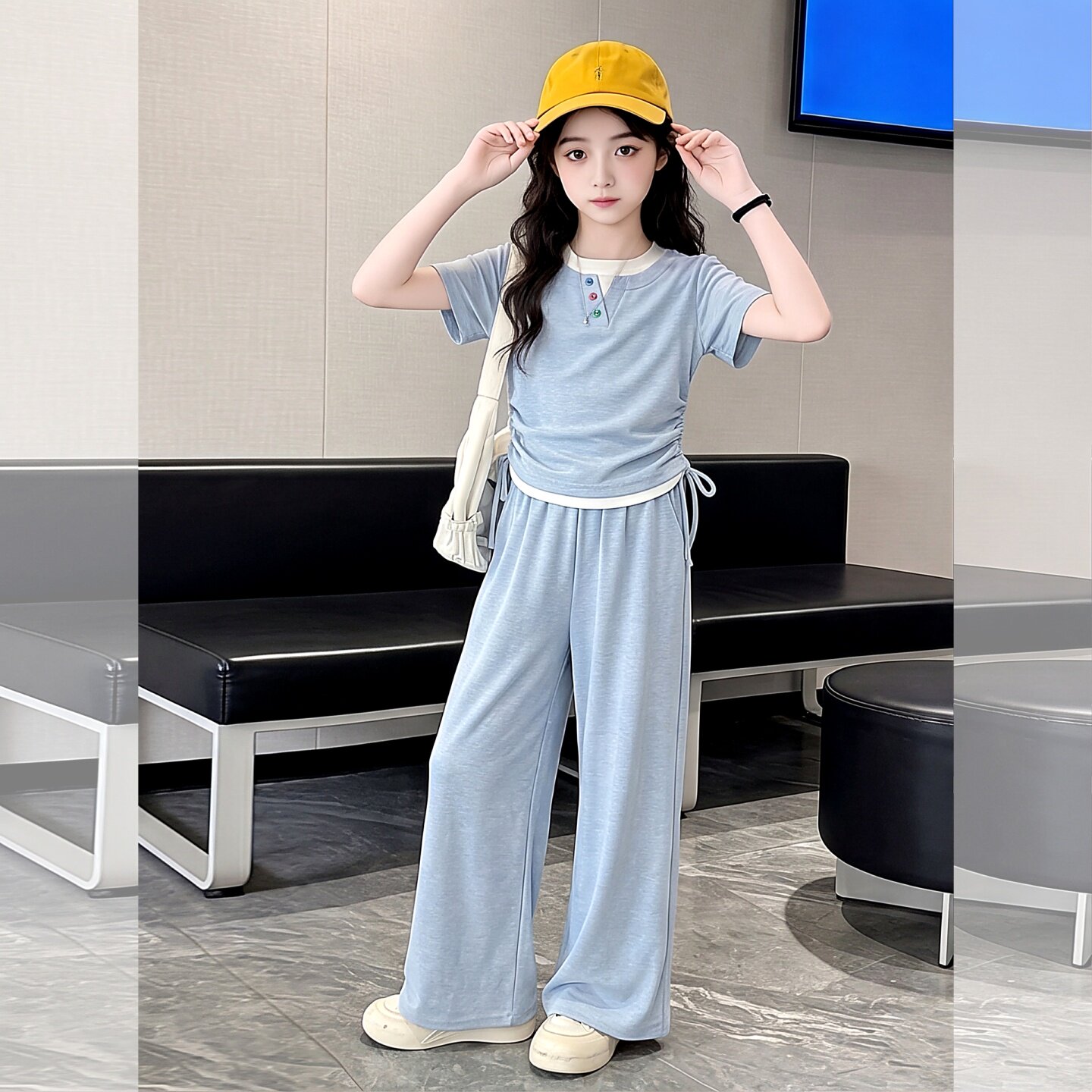 2026年夏季新款女童套装洋气中童