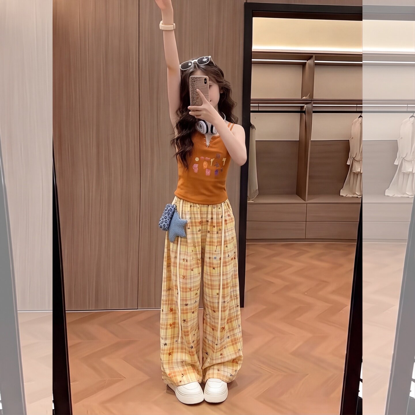 女童夏套装轻奢高级感2026新款夏