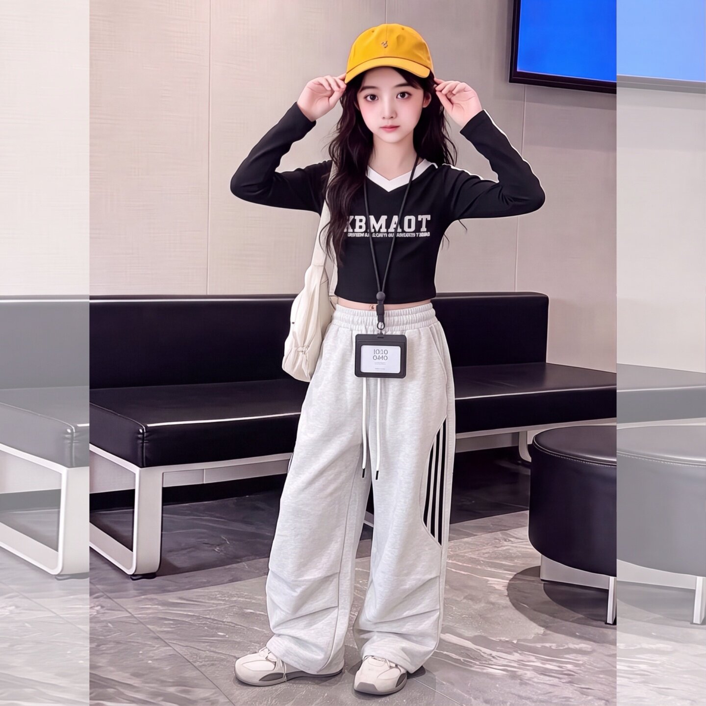 女童秋季2026新款儿童洋气时髦工