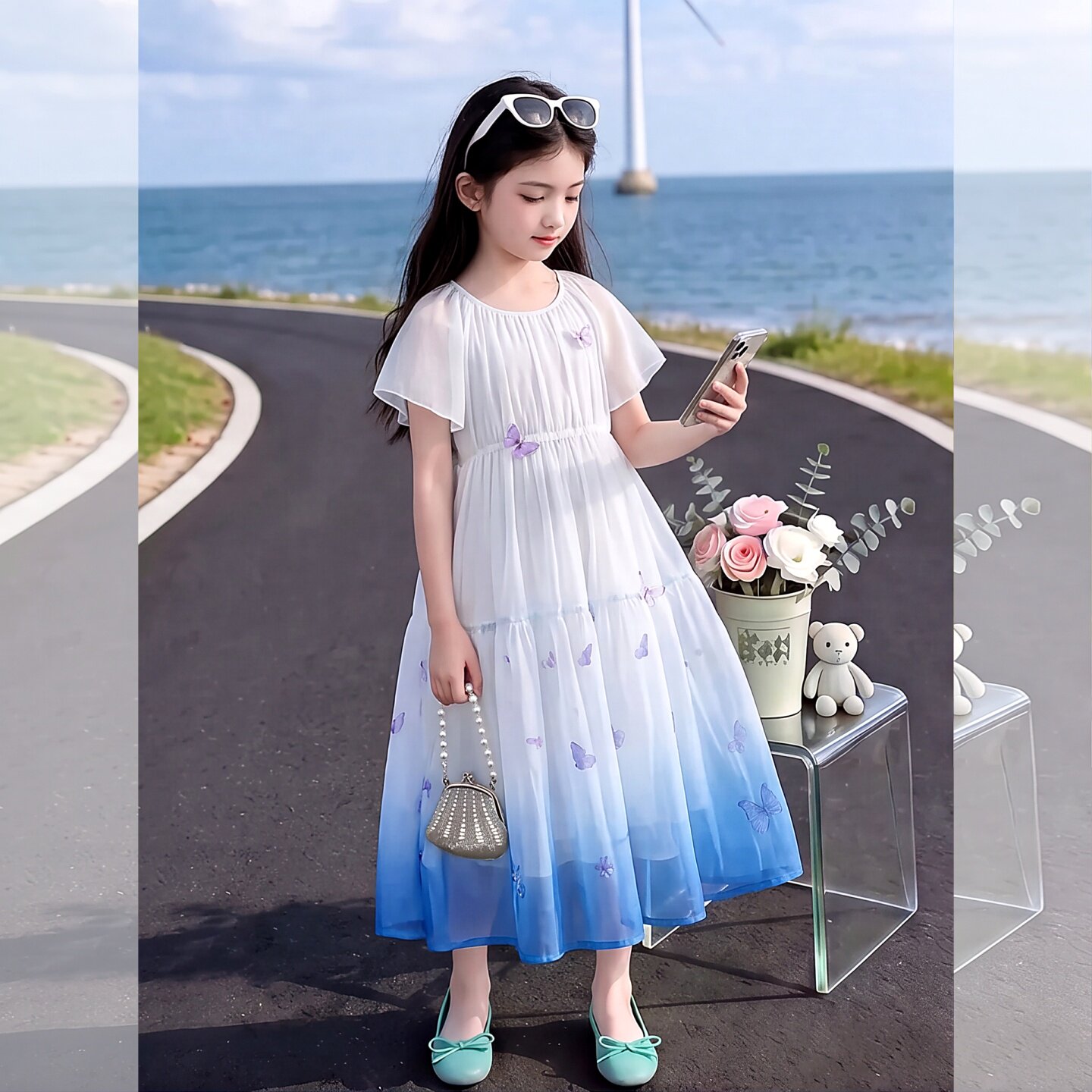女童连衣裙夏季2026新款儿童洋气