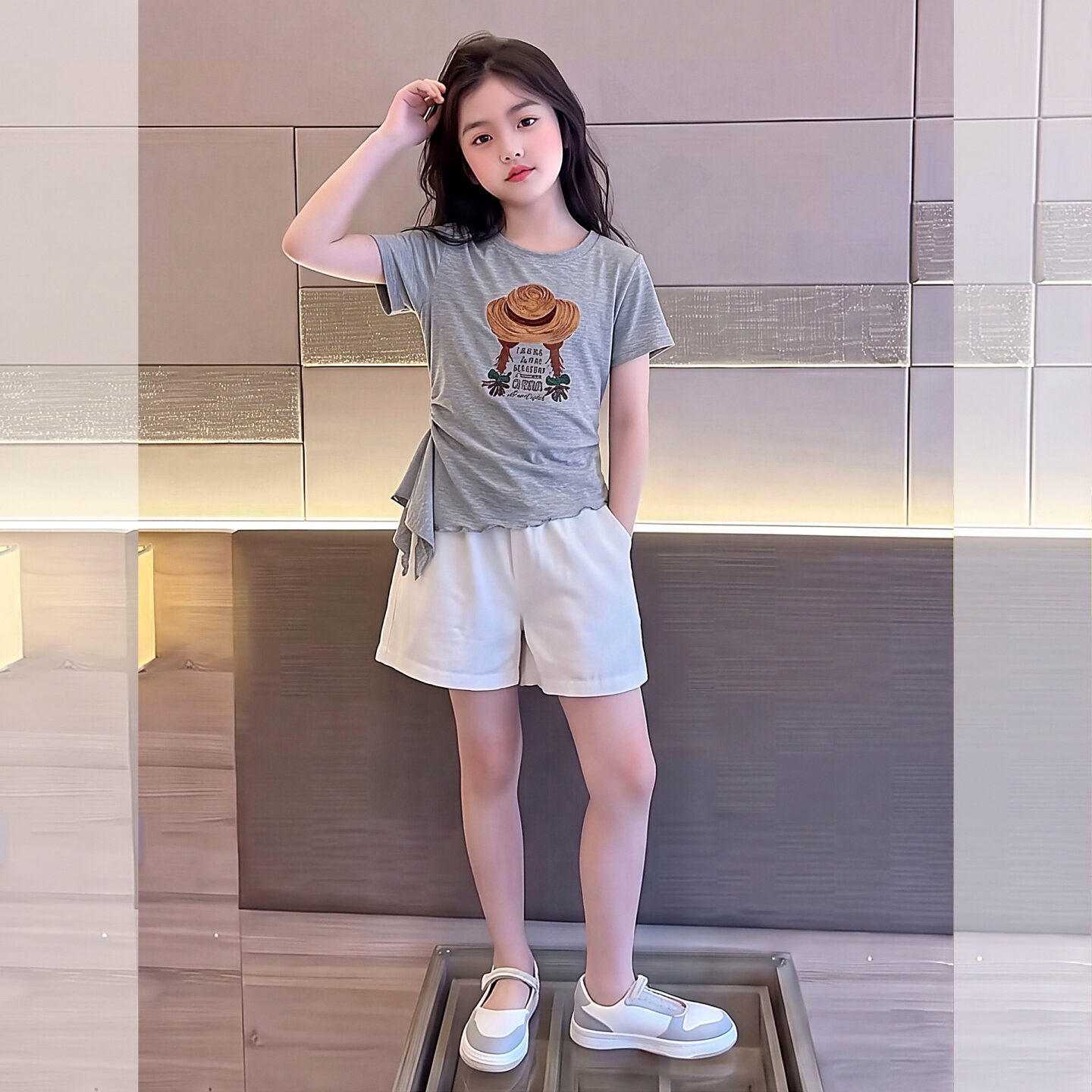 女中大童套装2026新款夏季洋时髦