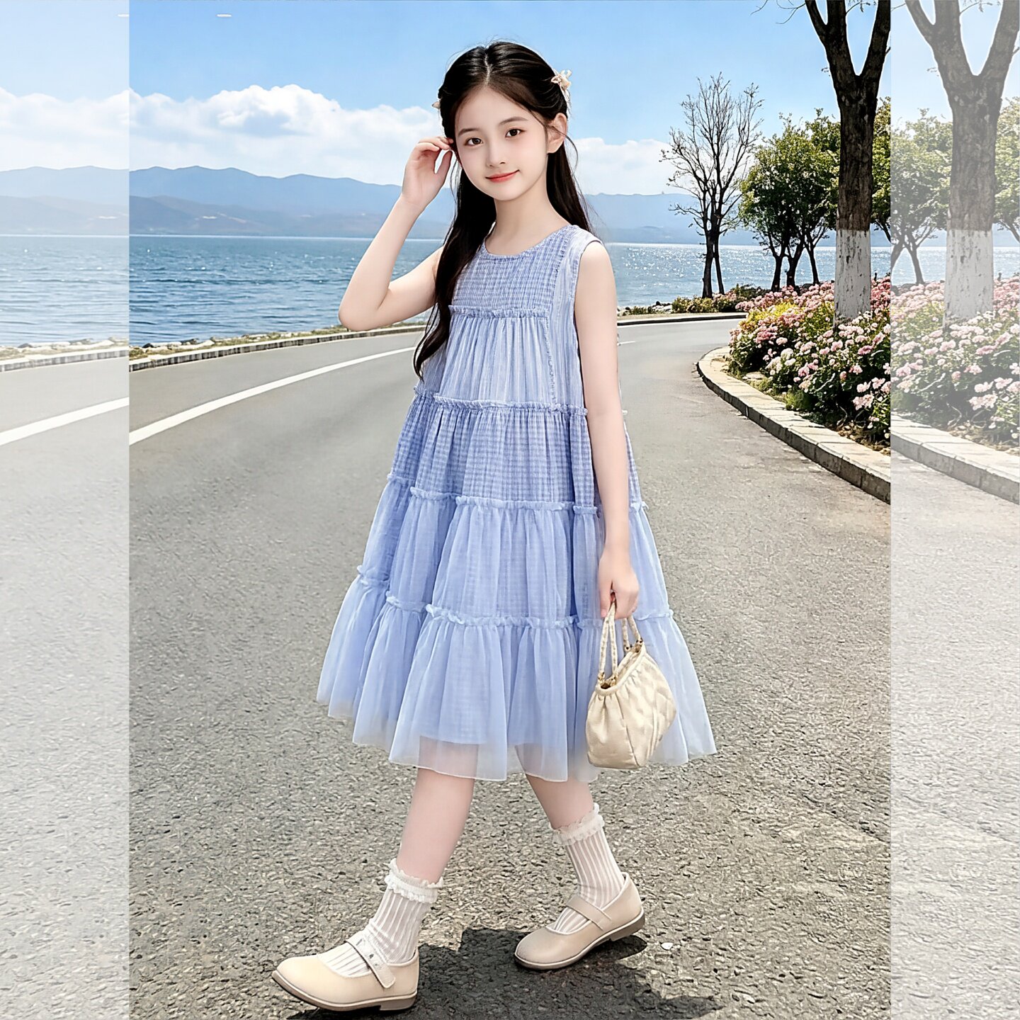 女童连衣裙夏装2026新款