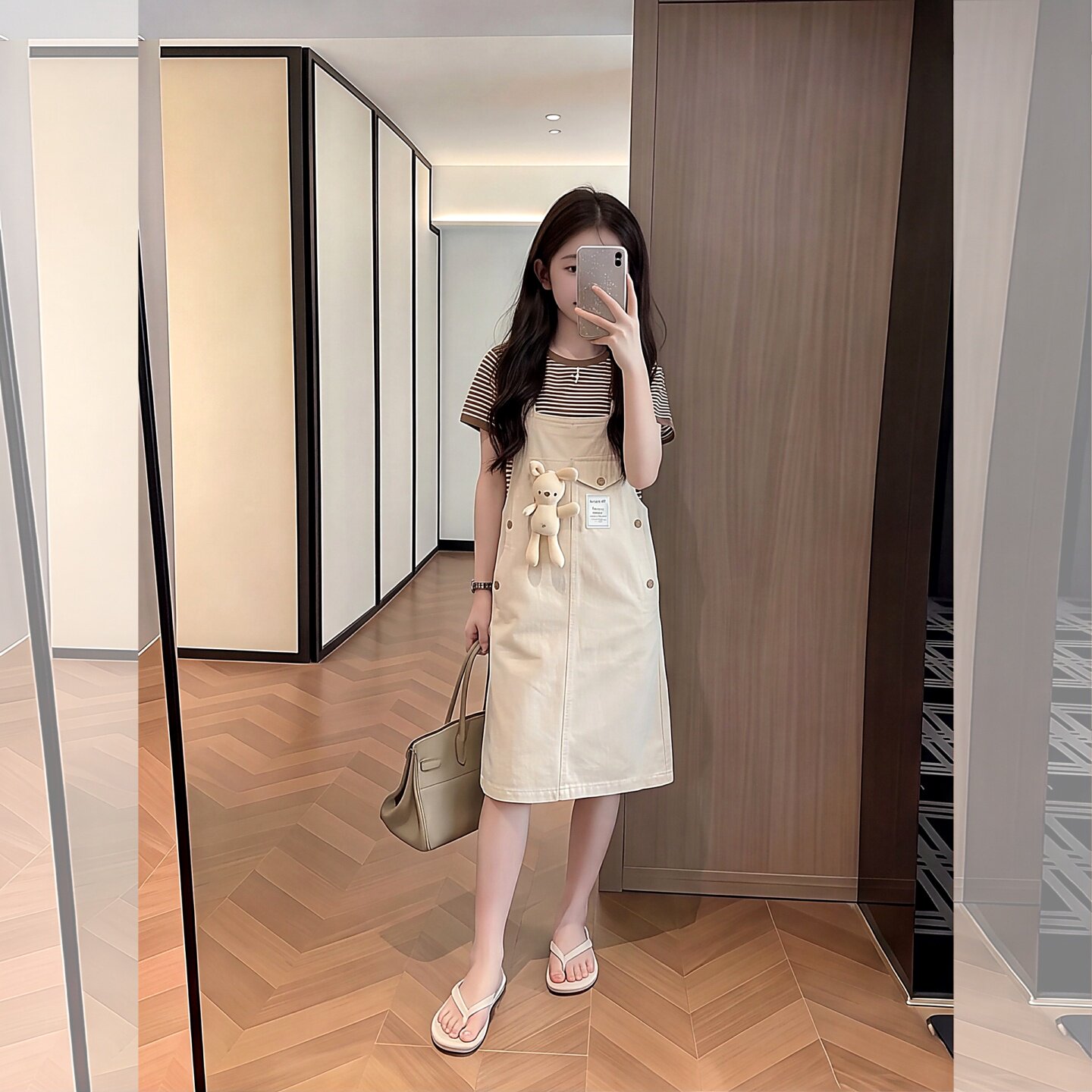 女童背带裙夏季套装2026新款儿童