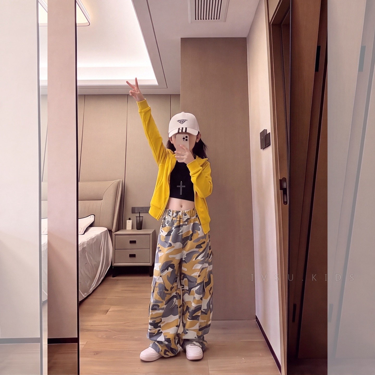 女童秋装套装潮酷炸街爵士街舞服