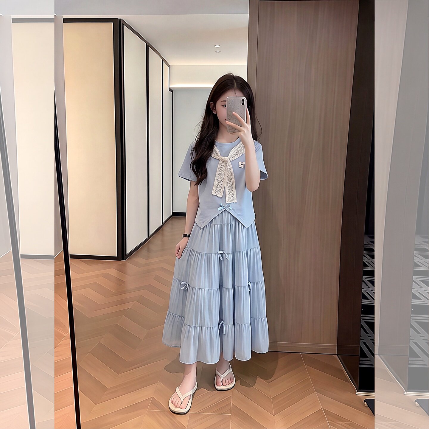 女童夏套装2026新款小女孩独特漂