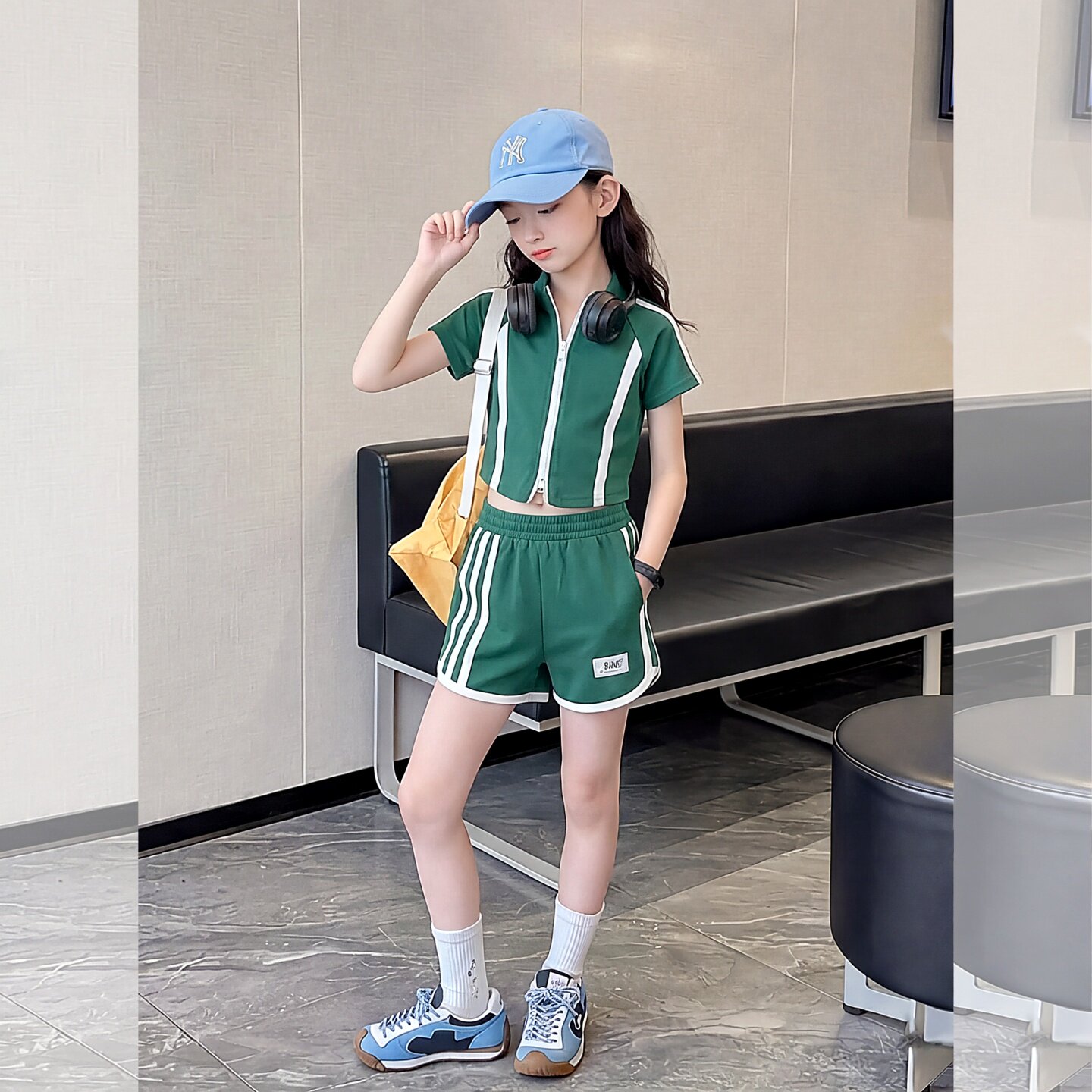 女童运动套装夏装2026新款儿童女