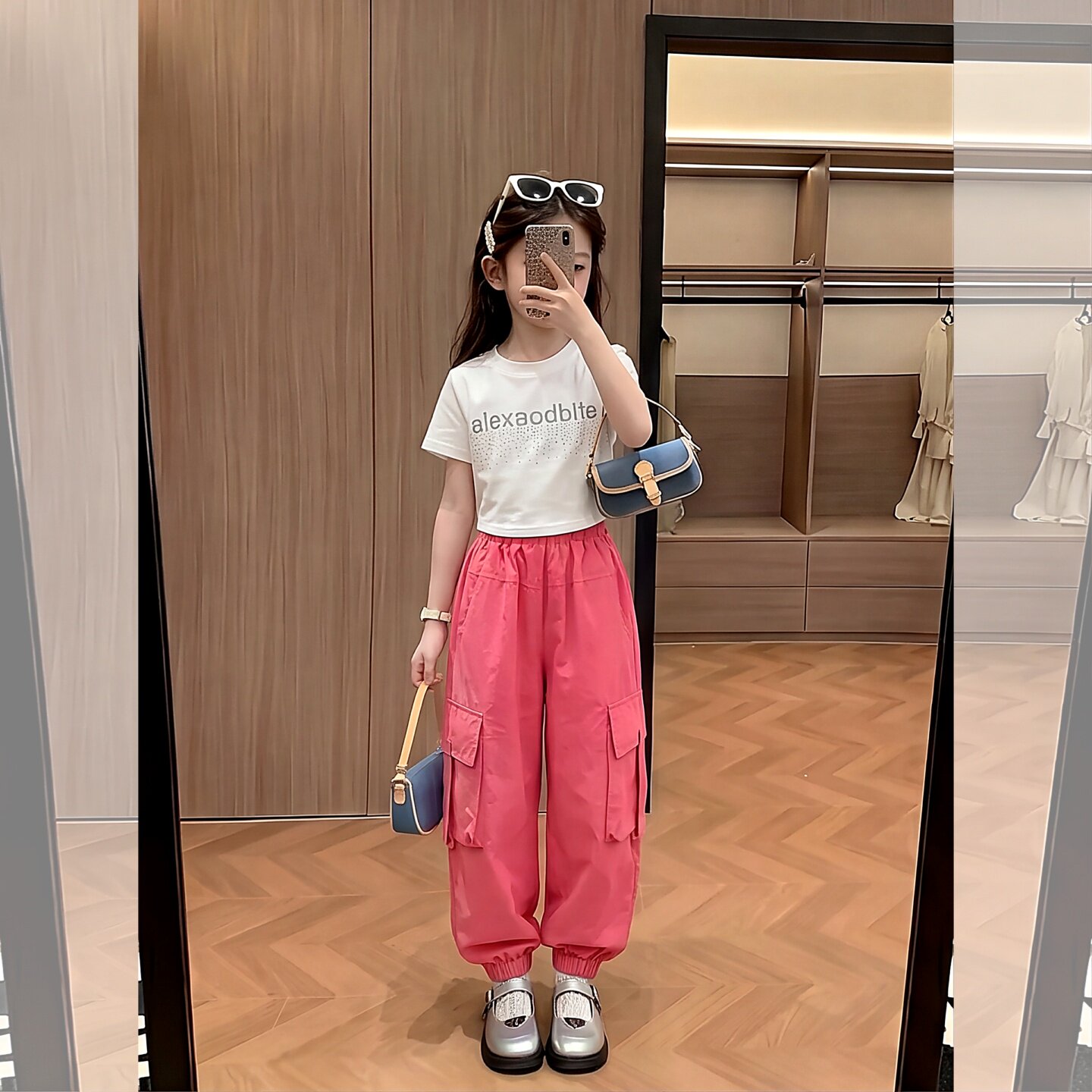 女童夏季套装2026新款儿童洋气女
