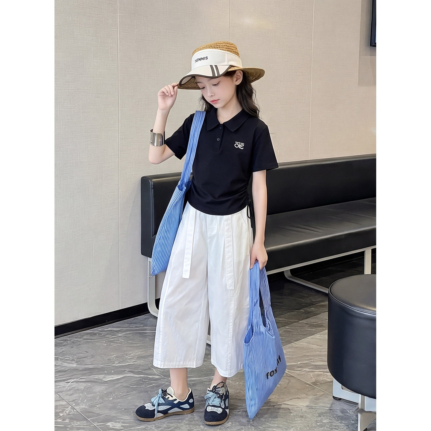 女童2026新款夏装套装洋气两件套