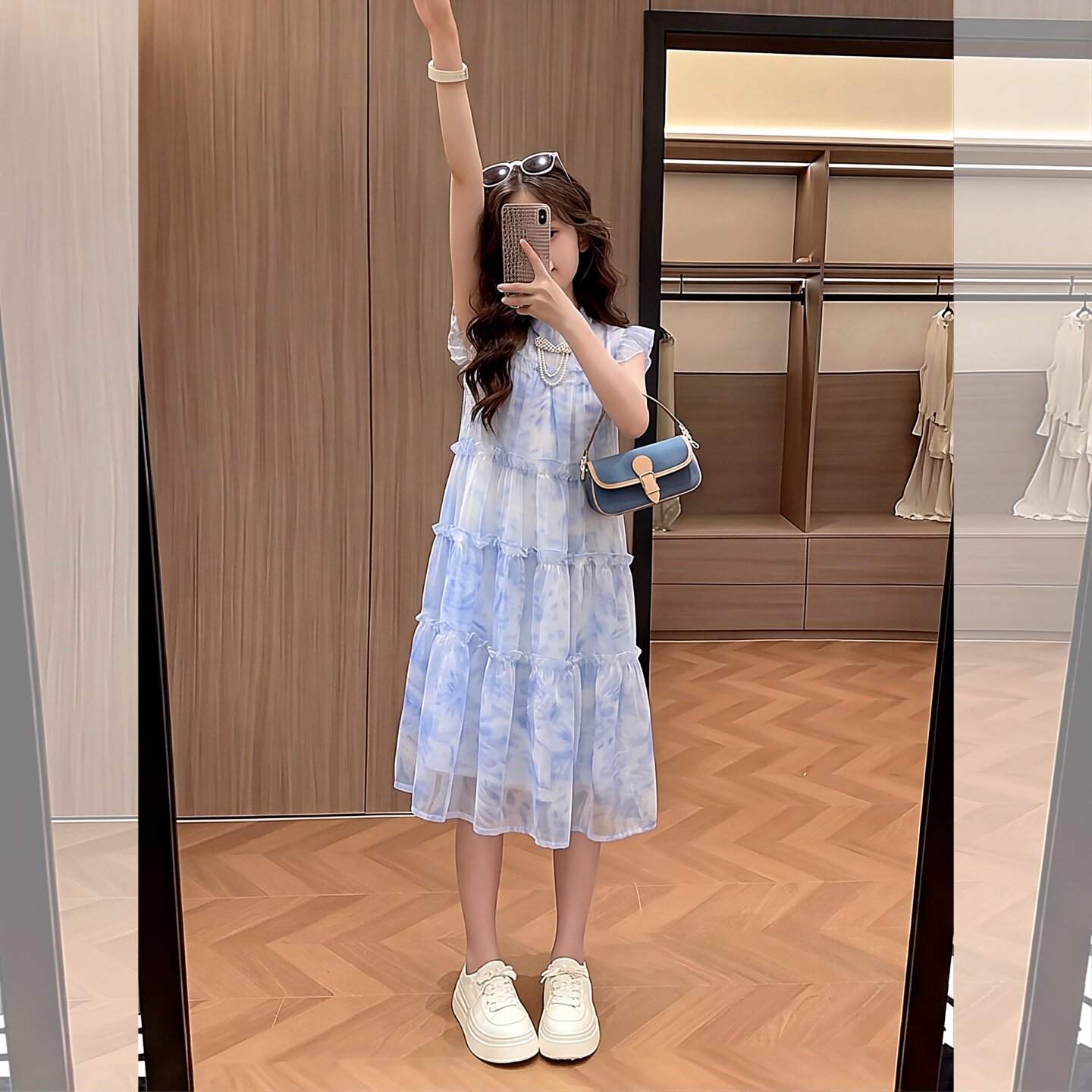 女童连衣裙夏装2026新款中大童薄