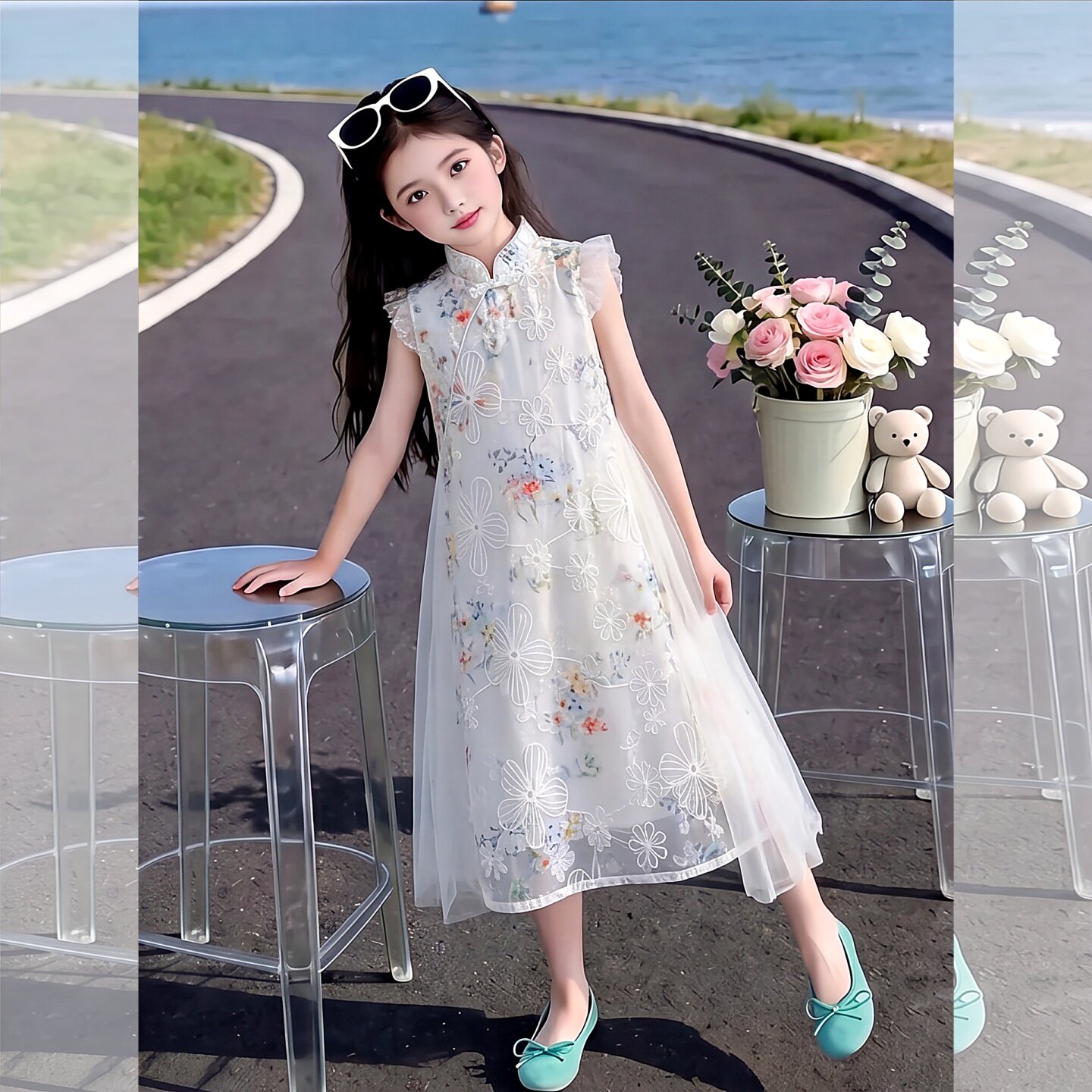 女童连衣裙汉服夏季2026新款国风
