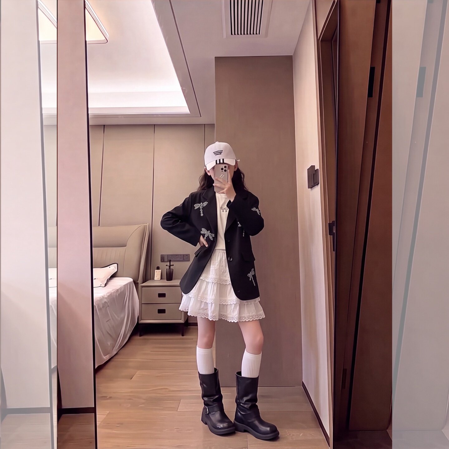 女童西装秋装外套2026新款中大童