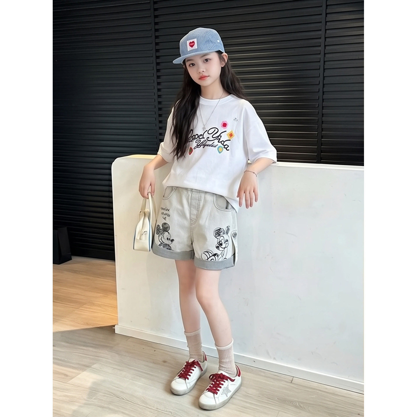 女童牛仔短裤2026夏季新款