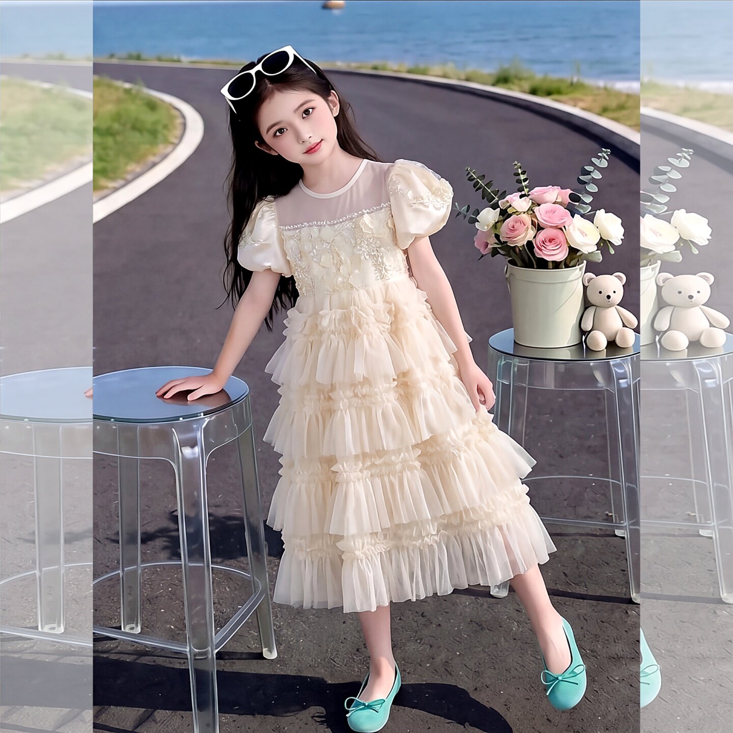 女童夏季公主裙2026新款超仙甜美