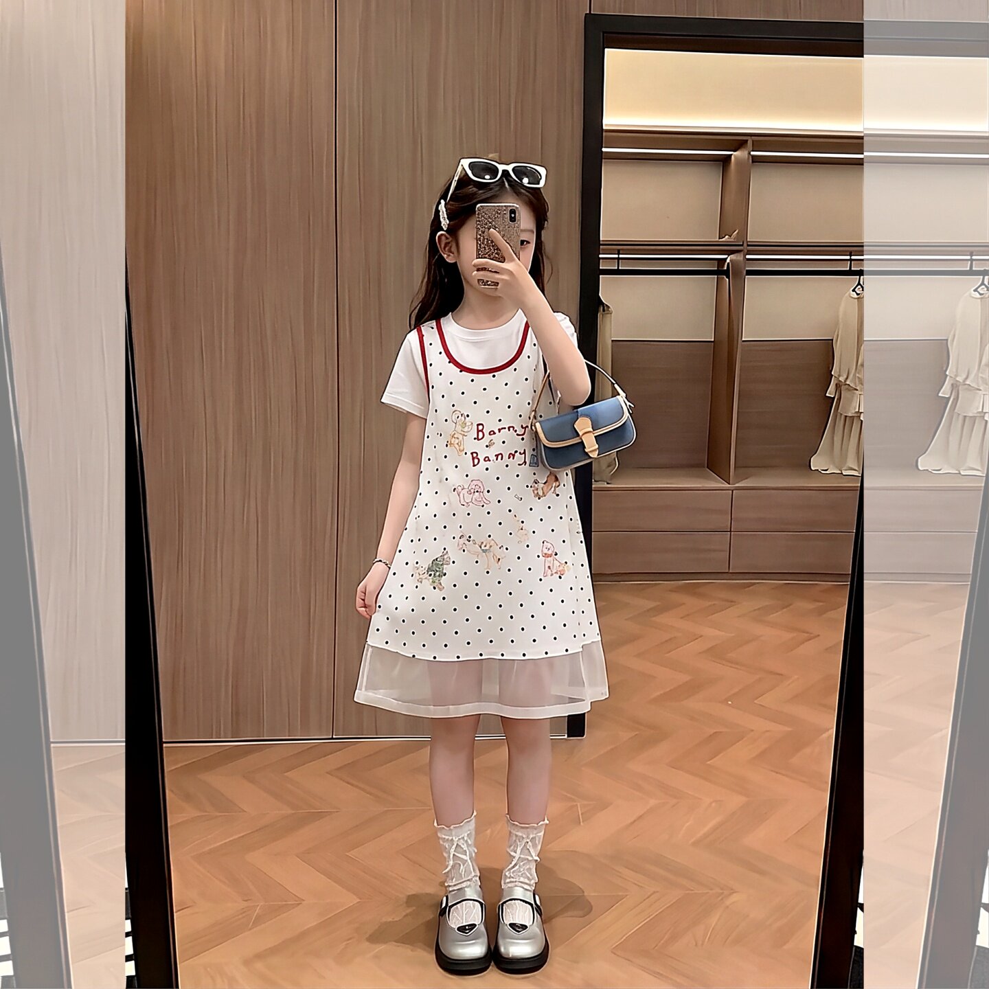 女童连衣裙夏2026新款女大童夏季