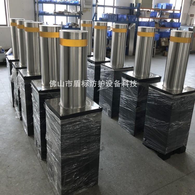成品分解可拆卸阻挡圆柱 手动防冲撞伸缩挡车柱 拦截不锈钢警示柱