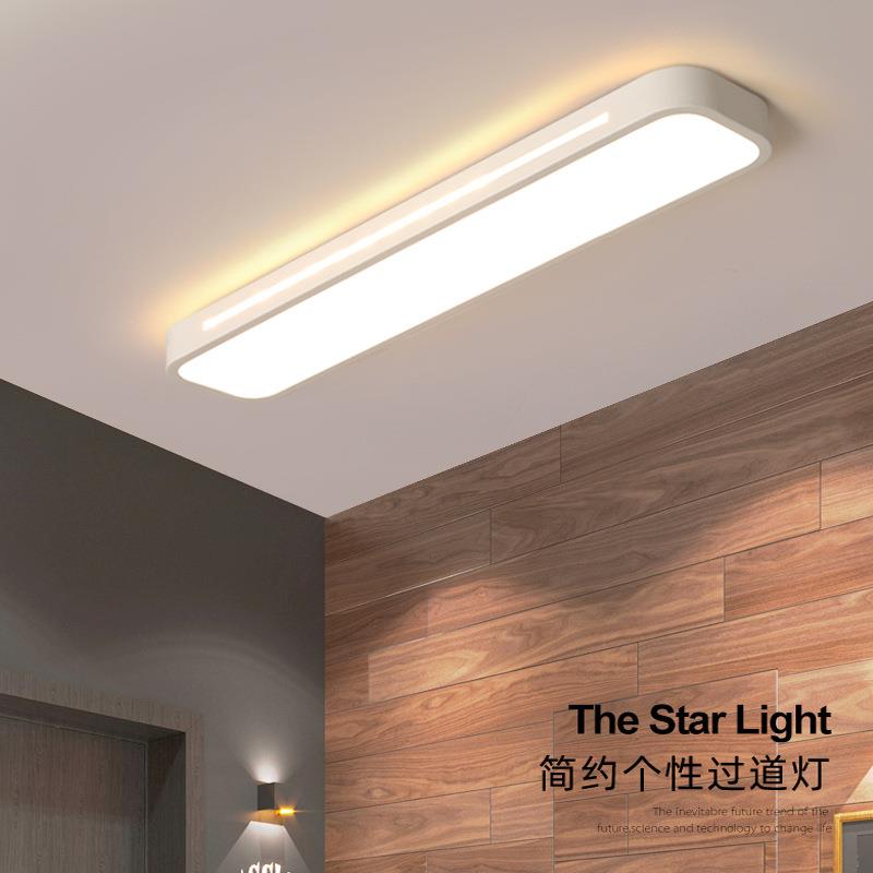 过道灯吸顶灯现代入户led阳台北欧走廊通道玄关进门厅衣帽间灯具