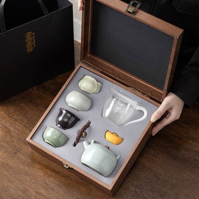 茶具杯复古礼盒名窑文创长