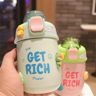 迷你便携吸管儿童水壶不锈钢便携小巧304水杯女生杯新款保温杯