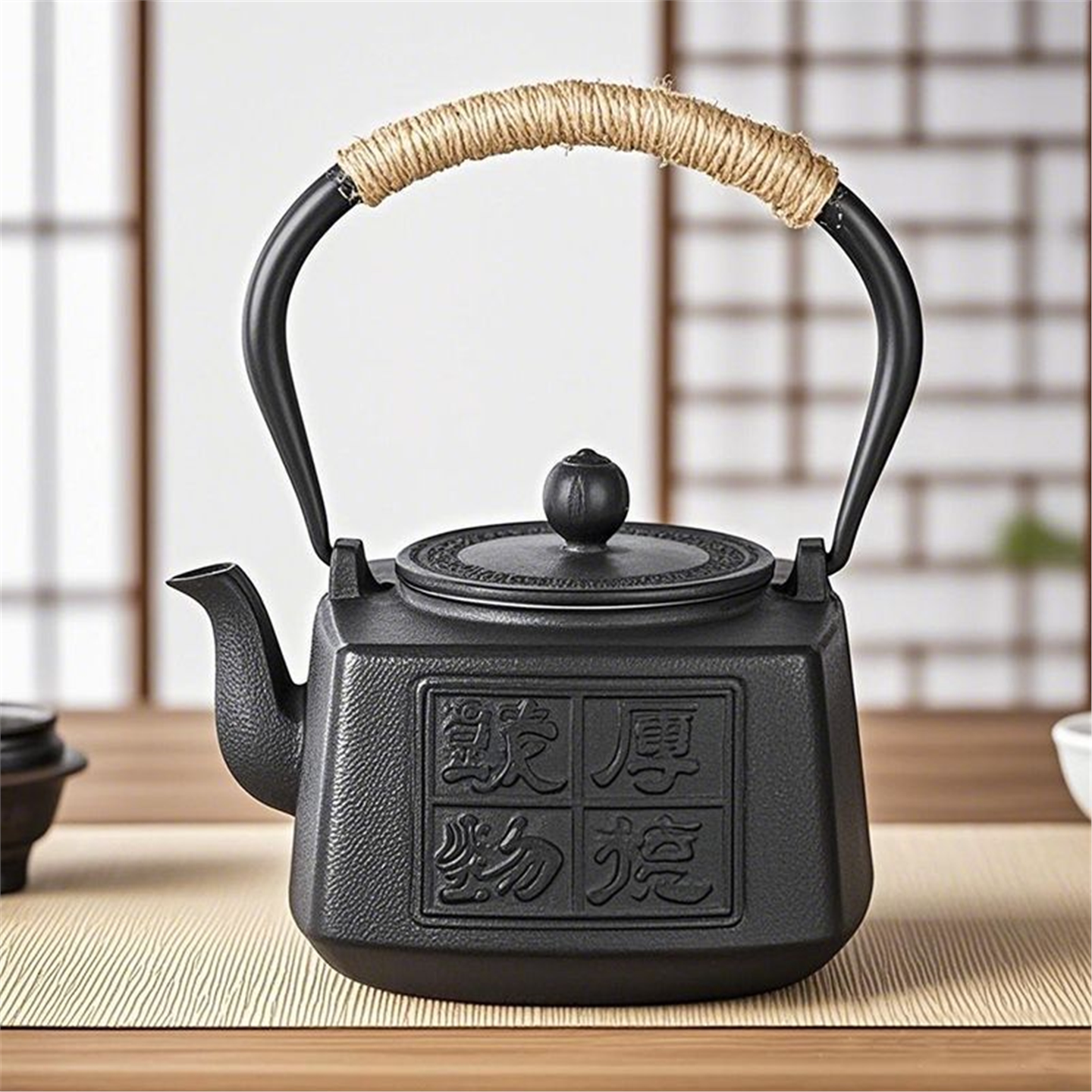 水壶厚德载物家用铁茶烧铸