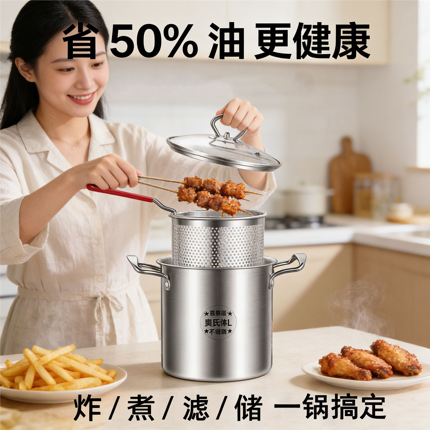 德国品质奥氏体不锈钢油炸
