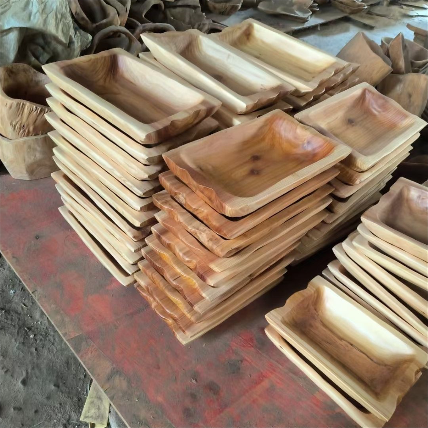 原木水果盘制托高档家用新