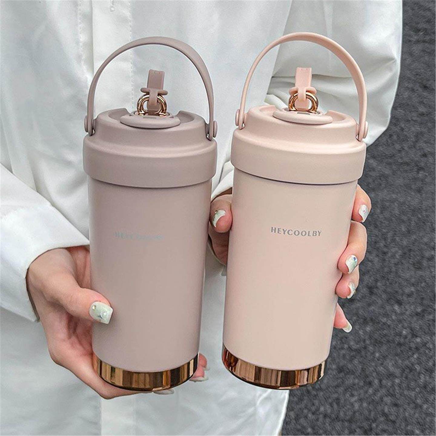 颜值儿童ins316水杯吸管众女高不锈钢保温杯小学生食品级杯大容量