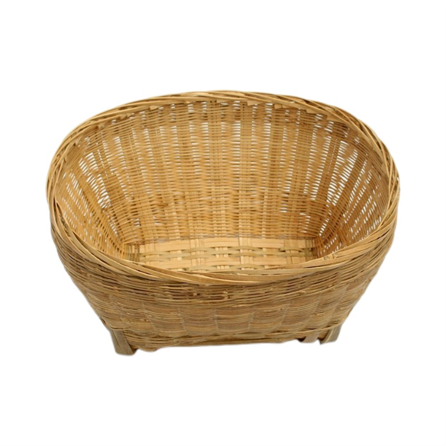 竹篮子手工编织菜装鸡蛋水