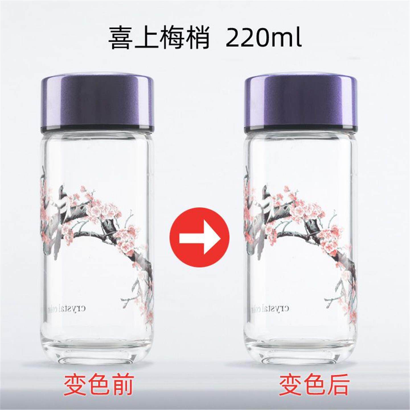 双层杯可爱玻璃水钢化便捷