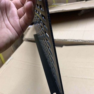 冲孔散热出风口多孔板铝合金小百叶鞋柜橱柜通透气孔盖板加长加厚