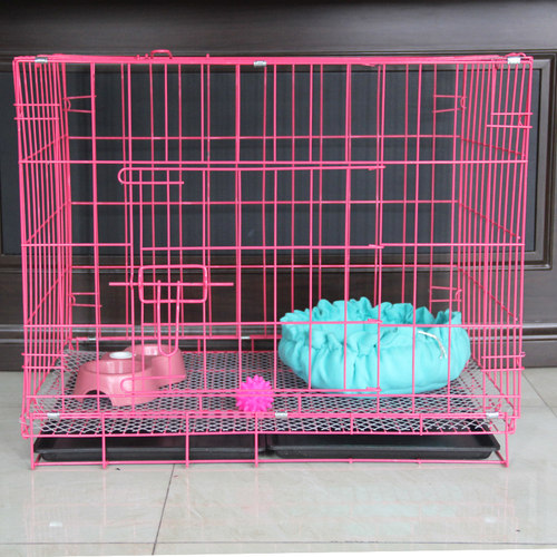 泰迪狗笼子中小型犬带厕所狗狗笼围栏室内通用折叠大猫笼子兔子笼