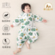 婴儿童睡袋法兰绒秋冬季 加绒加厚珊瑚绒男女宝宝连体家居服防踢被
