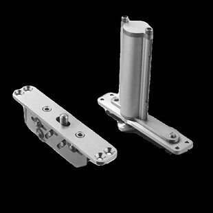 天地转轴合页隐形铰链自动回弹定位闭门器上下旋转偏轴门五金配件