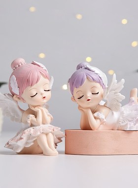 芭蕾舞女孩摆件家居饰品天使舞蹈儿童小公主房间少女心卧室床头柜