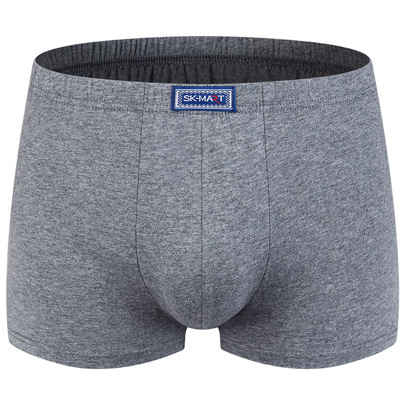 4条装 纯棉大码内裤男平角裤胖子加肥加大200斤中老年宽松四角裤