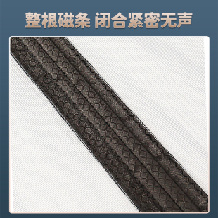 XM儿童房防蚊门帘侧开门女孩卧室纱帘卡通金刚网磁吸门蚊帐可爱